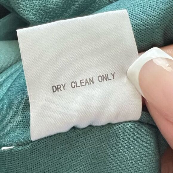 Birdy Grey Crepe Sea Glass Alex Convertible Formal Maxi Gown Slit Dress Size 2XL - Picture 11 of 11